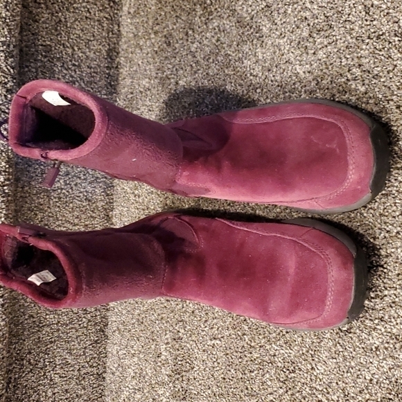 L.L.Bean Thinsulate Lined Suede winter boots shoes - Picture 4 of 10